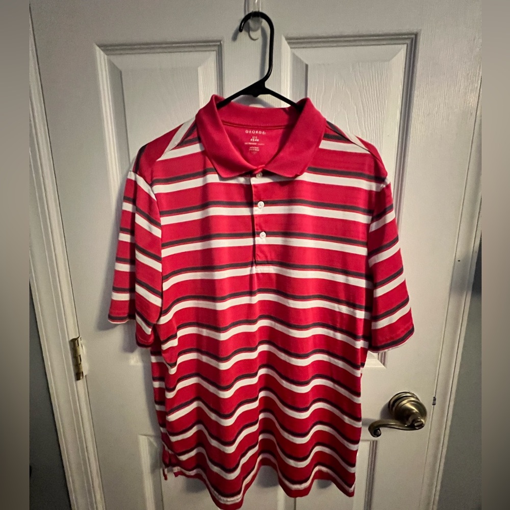 Men’s golf collared top large